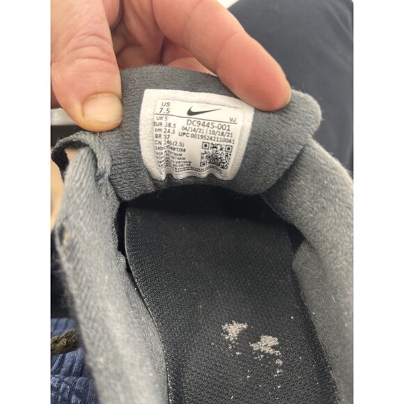 Nike Air Max 90 Leather Black White Womens Shoes Size 7.5 DC9445-001 - Picture 6 of 6